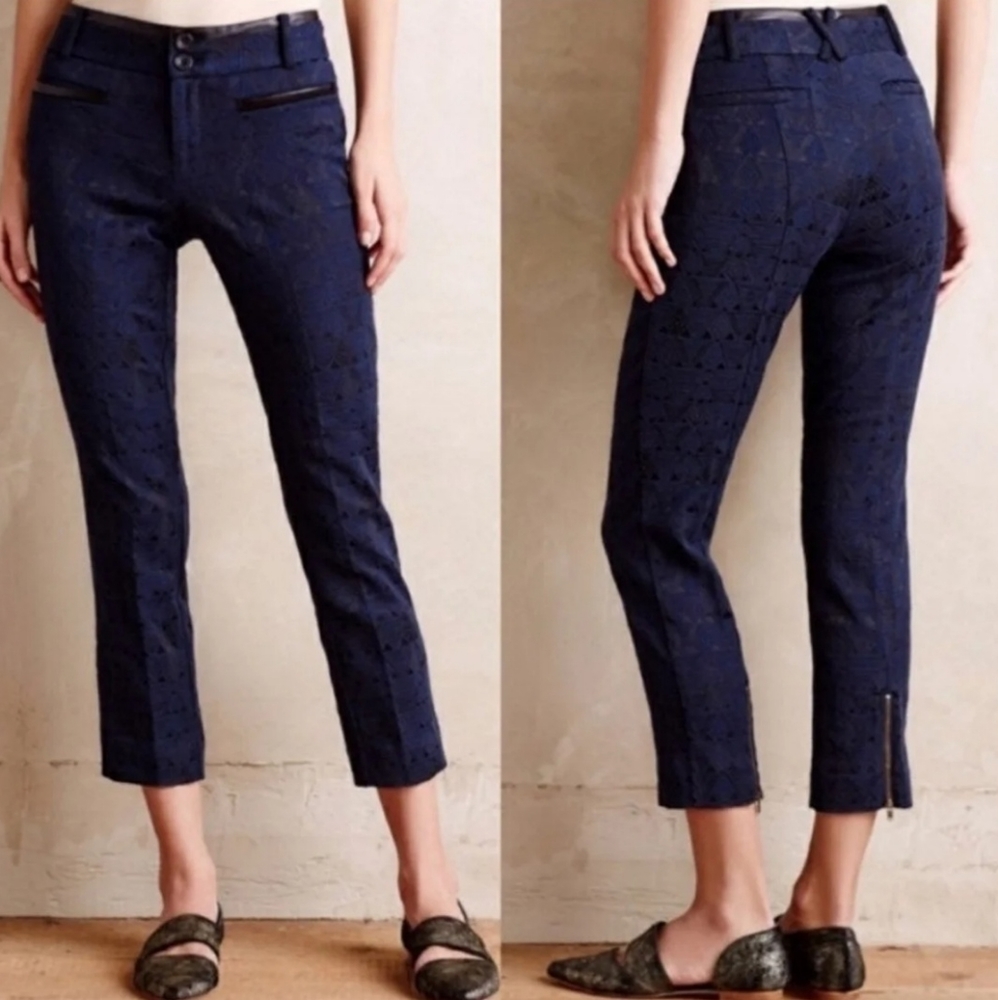 TU Anthropologie Cartonnier Charli ankle pant